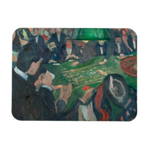 Edvard Munch - på roulettbord Magnet
