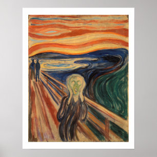 Edvard Munch Poster krämfärgning