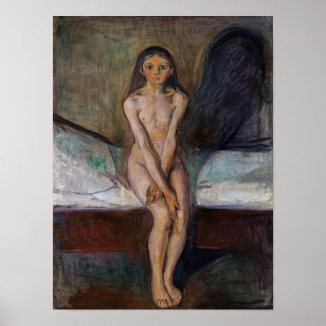 Edvard Munch - Pubertet Poster (Framsidan)