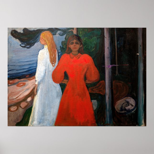 Edvard Munch - Red and White Poster (Framsidan)
