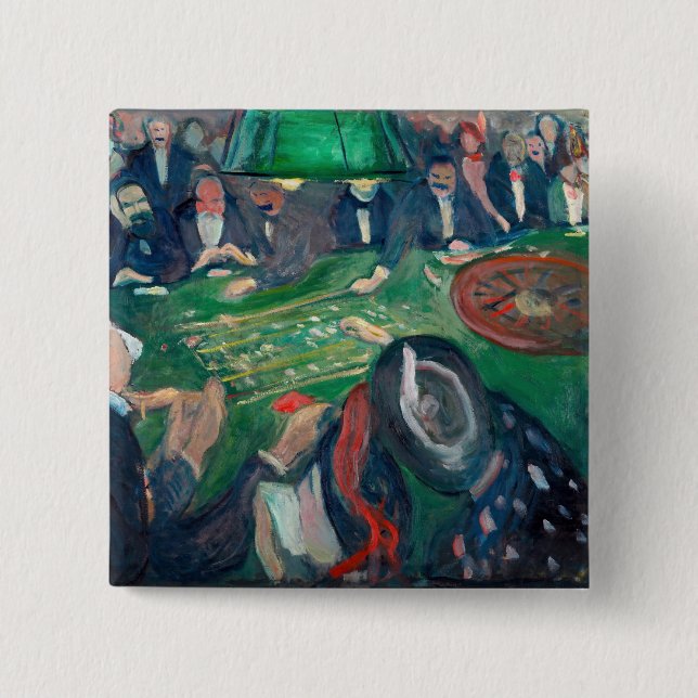 Edvard Munch - Roulette Bord i Monte Carlo Knapp (Framsida)