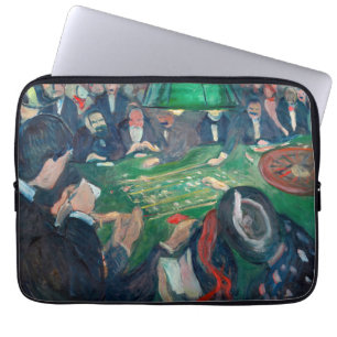 Edvard Munch - Roulette Bord i Monte Carlo Laptop Fodral