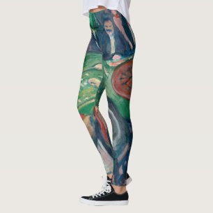 Edvard Munch - Roulette Bord i Monte Carlo Leggings