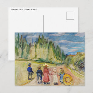 Edvard Munch - Sagoskogen Vykort