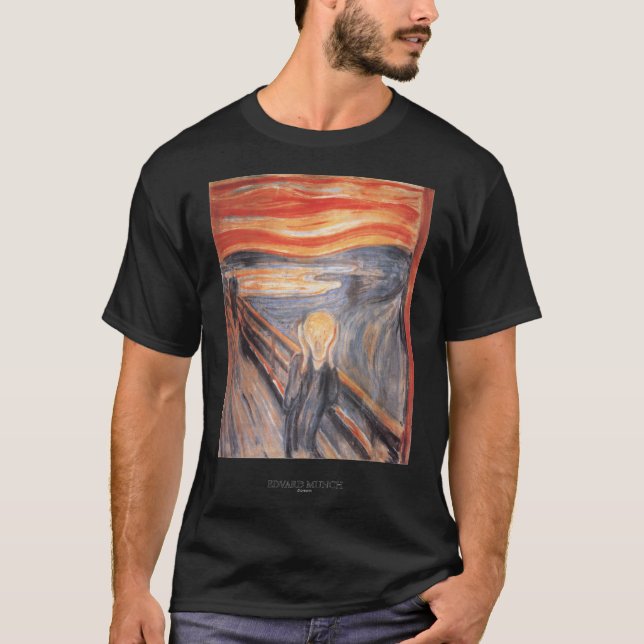 Edvard Munch Scream Classic T-Shirt (Framsida)