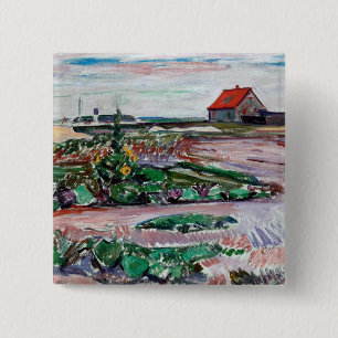 Edvard Munch - Seashore. Liggande nära Lubeck Knapp