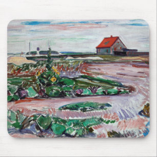 Edvard Munch - Seashore. Liggande nära Lubeck Musmatta