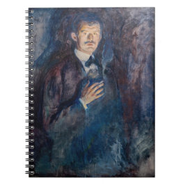 Edvard Munch - Self-Porträtt med Cigarette Anteckningsbok