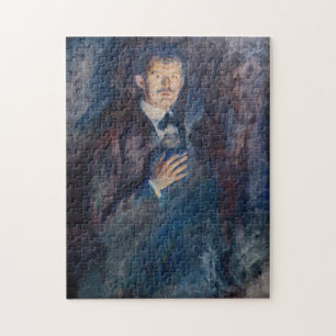 Edvard Munch - Self-Porträtt med Cigarette Pussel