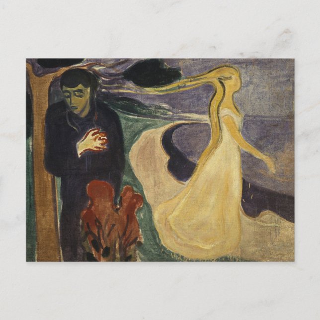 Edvard Munch - Separation Vykort (Framsida)