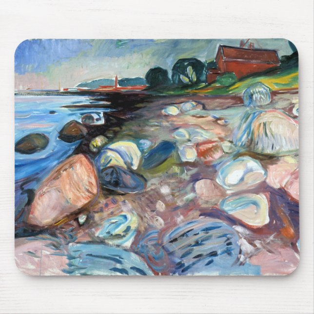 Edvard Munch Shore med Red House Musmatta (Framsidan)