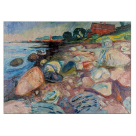 Edvard Munch - Shore with Red House