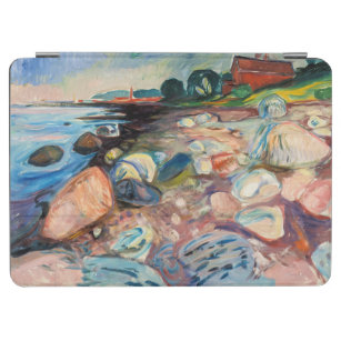 Edvard Munch - Shore with Red House iPad Air Skydd