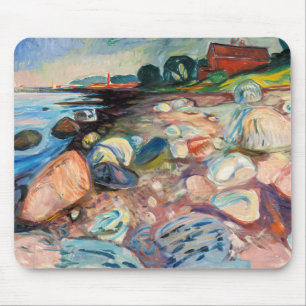 Edvard Munch - Shore with Red House Musmatta