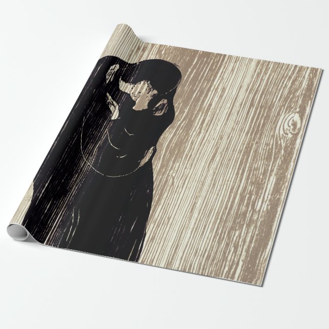 Edvard Munch - SIS IV Presentpapper (Utrullad)
