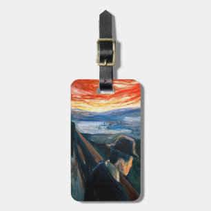 Edvard Munch - Sjukdom Mood vid Sunset, Despair 18 Bagagebricka