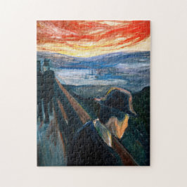Edvard Munch - Sjukdom Mood vid Sunset, Despair 18 Pussel