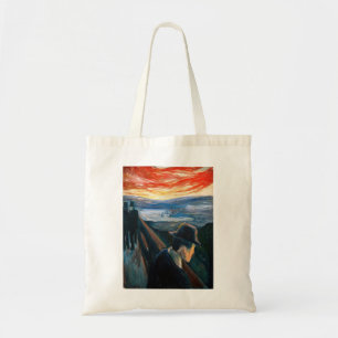 Edvard Munch - Sjukdom Mood vid Sunset, Despair 18 Tygkasse