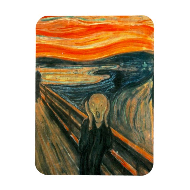 EDVARD MUNCH - Skärmbilden 1893 Magnet (Vertikal)