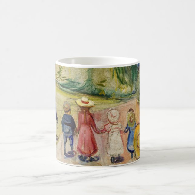 Edvard Munch - skogen Fairytale Kaffemugg (Center)