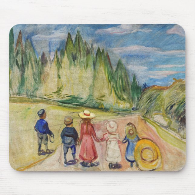 Edvard Munch - skogen Fairytale Musmatta (Framsidan)