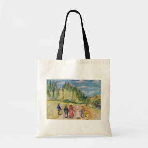 Edvard Munch - skogen Fairytale Tygkasse