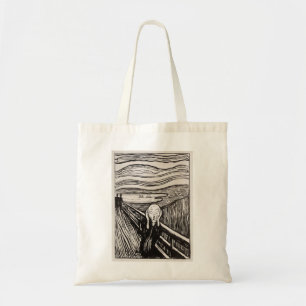 Edvard Munch, Skräm Lithograph Print Berömd Tygkasse