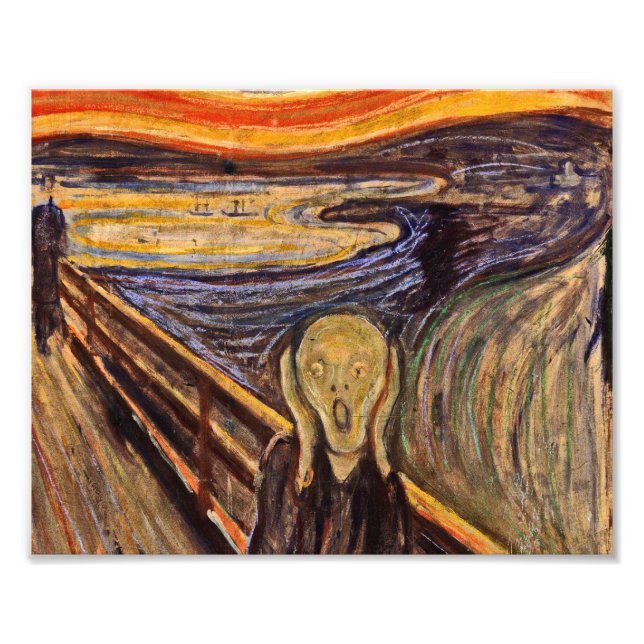 Edvard Munch - Skrämen Fototryck (Framsidan)