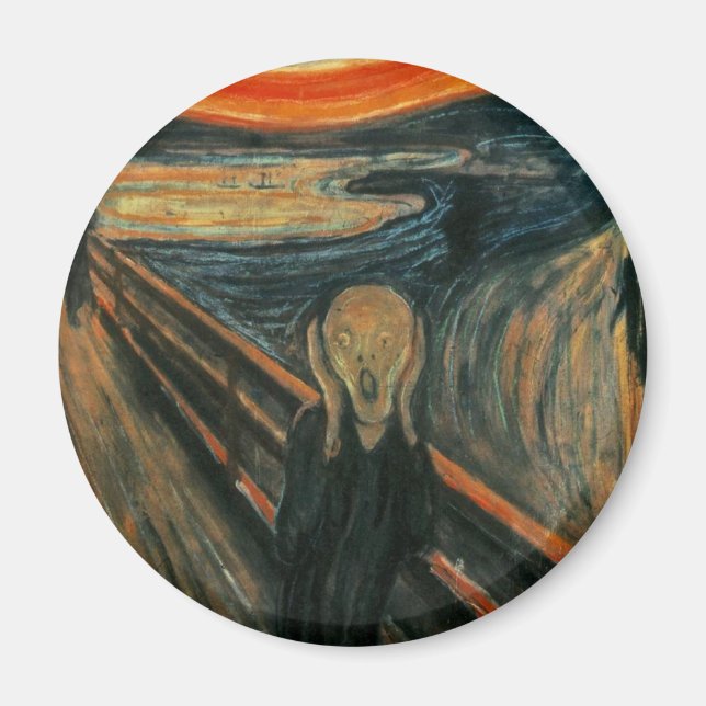 Edvard Munch - Skrämen Magnet (Framsidan)