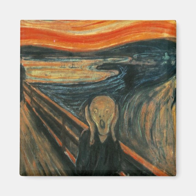 Edvard Munch - Skrämen Magnet (Framsidan)
