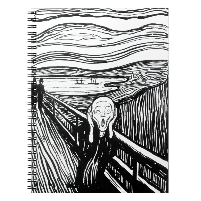 Edvard Munch - Skrämlitografi Anteckningsbok (Framsidan)