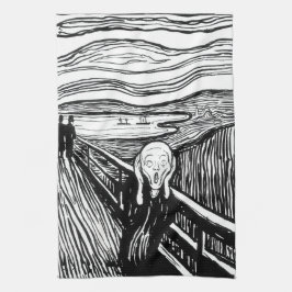 Edvard Munch - Skrämlitografi Kökshandduk