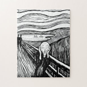 Edvard Munch - Skrämlitografi Pussel