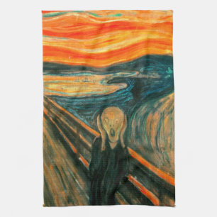 EDVARD MUNCH - skriet 1893 Kökshandduk