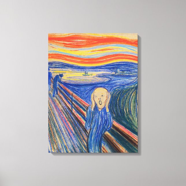Edvard Munch - Skriet 1895 Canvastryck (Framsida)