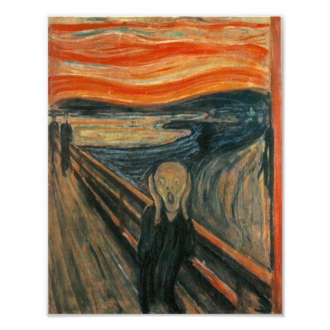 Edvard Munch - Skriet Fototryck (Framsidan)
