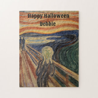 Edvard Munch Skriet Halloween Pussel