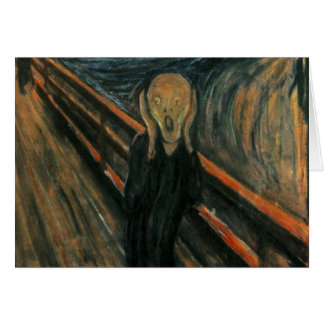 Edvard Munch - skriet Hälsningskort