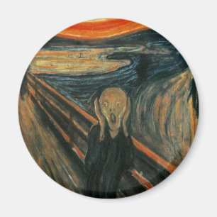 Edvard Munch - skriet Magnet
