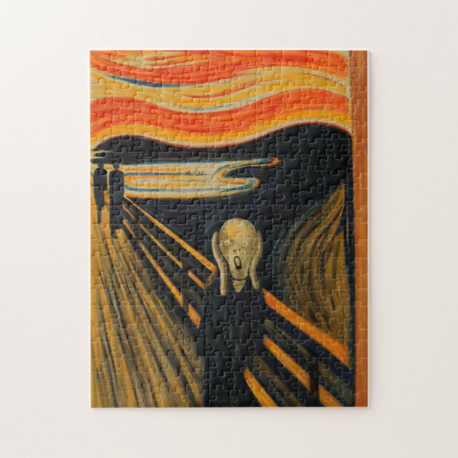 Edvard Munch - skriet Pussel (Vertikal)
