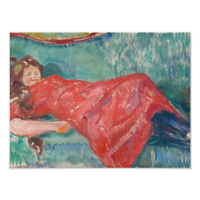 Edvard Munch - Soffa Fototryck (Framsidan)