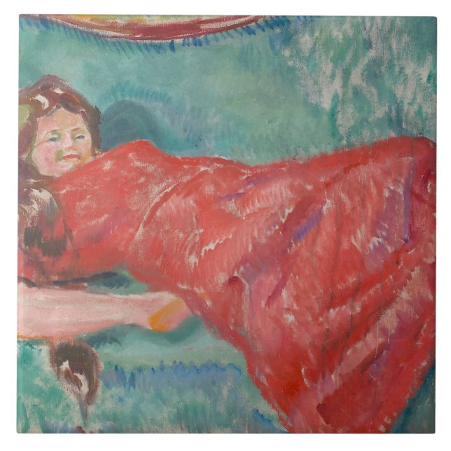 Edvard Munch - Soffa Kakelplatta (Framsidan)