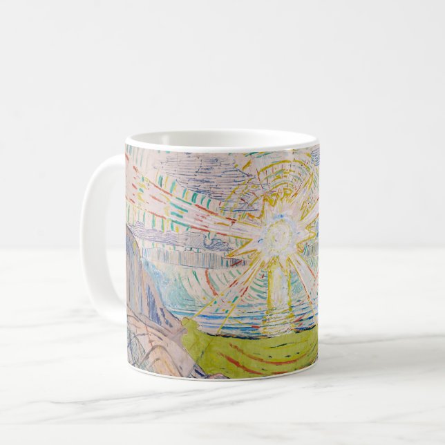 Edvard Munch - Sol 1910 Kaffemugg (Framsida vänster)