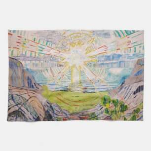 Edvard Munch - Sol 1910 Kökshandduk