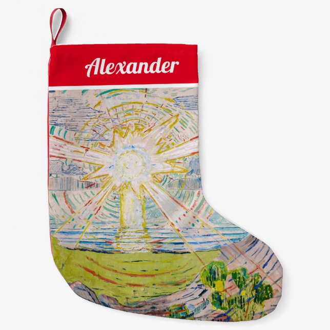 Edvard Munch - Sol 1910 Liten Julstrumpa (Framsidan)