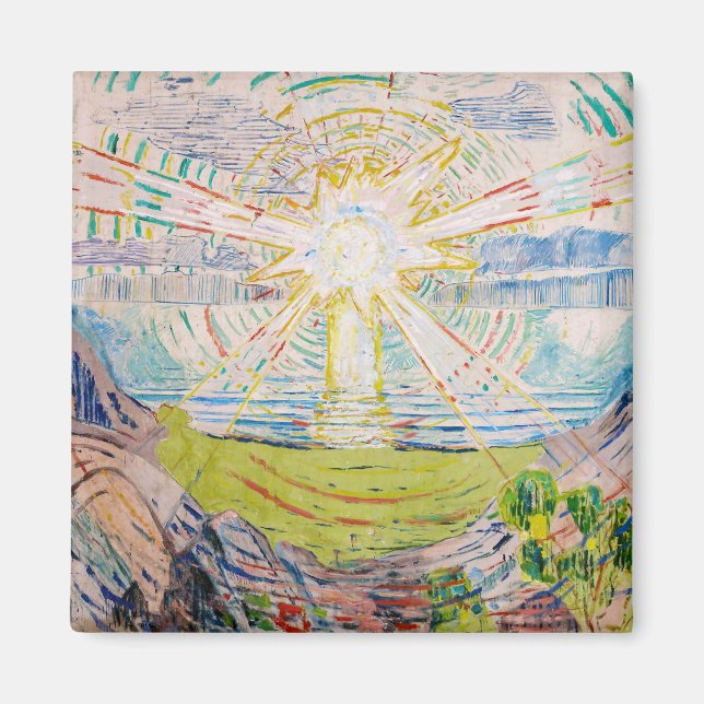 Edvard Munch - Sol 1910 Magnet (Framsidan)