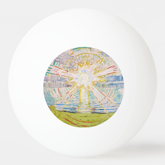 Edvard Munch - Sol 1910 Pingisboll (Framsidan)