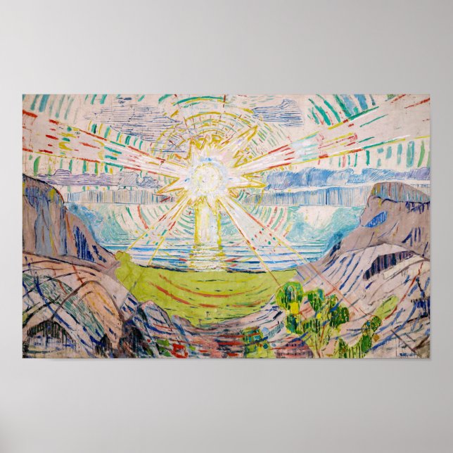 Edvard Munch - Sol 1910 Poster (Framsidan)