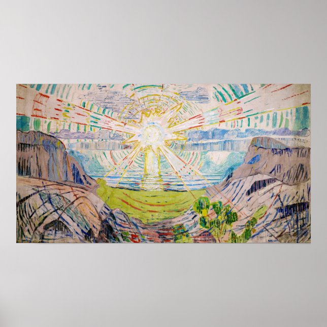 Edvard Munch - Sol 1910 Poster (Framsidan)