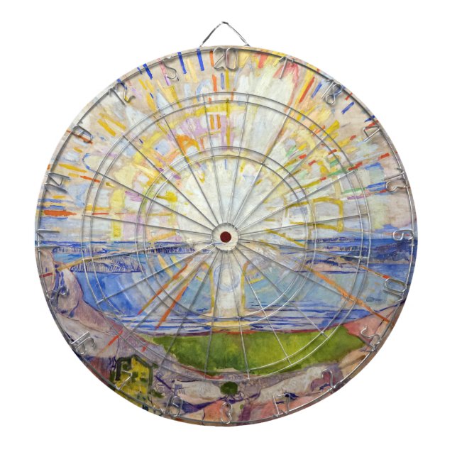 Edvard Munch - Sol 1911 Darttavla (Framsidan)